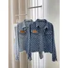 Damesjassen Mode Dames Denim Bovenkleding met lange mouwen Dames Kort Los en Dun 220907