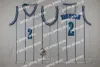 대학 입는 유니폼을 입는 사람 빈티지 농구 Alonzo Mourning Jersey 33 Tyrone Msy Bogues 1 Larry Johnson 2 Green White Purple Sport Team