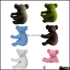 Ferramentas de barra Koala Cup Ferramentas de barras Reconhecendo copos de vidro de vidro Sile Tags Tags Party Party Dedicated Tag 6PCs/ Set B3 Drop Delivery 2021 HOM DHMRE