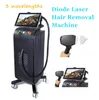 Diodo laser 755nm 808nm 1064nm titânio gelo xl platina triplo comprimento de onda terapia remoção do cabelo máquina de rejuvenescimento da pele