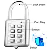 Codice password a 8 cifre Codice Smart Lock Lucchetto a combinazione Lucchetto in lega di zinco Valigia per bagagli da viaggio Serrature antifurto con chiave