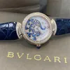 montre de luxe orologi da donna 30mm Movimento al quarzo svizzero importato Cassa in acciaio pregiato Cinturino in pelle Orologio con diamanti Orologi da polso