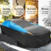 車カバーセダン車フルカバー屋外防水防雪防塵 AntiUv 保護ブルーフルカーカバーユニバーサル MLXlXXl J220907