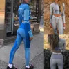 Women's Two Piece Pants Sexy Tracksuits Women Set Outfits Sports Fitness High Waist Leggings Winter Spring Matching Sets Sweatsuit 220907