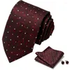 Bow Guise Mens Mens Brand Tie Green Floral Silk Hanky ​​Set jacquard Woven Modyer Designer 9 см шей для мужчин