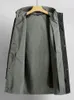 남자 트렌치 코트 플러스 사이즈 남성의 긴 트렌치 코트 스트리트웨어 패션 인쇄 검은 녹색 바람막이 사람 남자 후드 캐주얼 재킷 8xl 220907