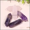 Stone Natural Plillar Stone Hexagon Rose Quartz Amethyst For Jewelry Making Crystal Chakra Point Oval Cab Charms Accesso Dhseller2010 Dhsmf