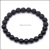 Beaded Strands Mens bär kvinnors neutrala män och kvinnor Yin Yang Armband Muzhu Buddhist Sutra Gift Drop Delivery 2021 Jewelry Armband DHBH9