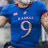 American College Football Wear College Kansas Jayhawks Football Jersey NCAA College Gale Sayers Velton Gardner Jason Bean Mason Fairchild Trevor Wilsom Kyron John