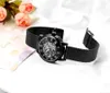 Armbanduhren Forsining Klassische schwarze römische Ziffern Skeleton Pointer Steel Band Herren manuelle mechanische Uhr