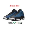 Chaussures de basket-ball bleu français 13s avec boîte Playoffs 13 Casquette et robe Black Flint Brave Black Cat Bred Chicago Men Shoe Singles Day Diablo Navy He Got Game Obsidian