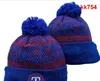 BOSTON Beanie T North American Baseball Team Side Patch Winter Wool Sport Knit Hat Skull Caps