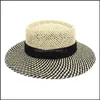 Stingy Brim Hats Summer Sea Beach Hat Men Women Hollow Grass St Cap Man Woman Flat Wide Brim Hats Sun Fashion Travel Caps 2022 New 12 Dheuz