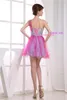 Party Dresses High School / University Mini Cocktail Dress Prom One Shoulder Colourful Short Homecoming 2022 Women