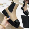 designerNew Women's Bantam Boots Chell Ankle Boots Thick Sole Combat Leather Fashion PocketShoes Winter working motor vehicleZapatillas Mujer factory