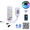 Contrôleurs WS2812B Contrôleur Bluetooth pour bande LED adressable WS2811 Dream Color RGB Tape 24key IR Remote Music