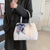 Sacs de soirée Rétro foulard en soie sac seau femme designer épaule dames sacs à main de luxe marque bandoulière cartables sac à main pour les femmes