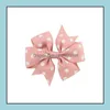 Fermagli per capelli Barrettes Boutique Fiocco Fermagli per capelli Accessori per bambini Adolescenti Toddlers Bowknot Ragazze Carino Barrettes Moda H Carshop2006 Dhgiu