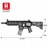 Groza M416 Assault Rifle Building Blocks Military Series PUBG MOC Electric Weapon Model Education Boys Kids Gun Children Shooting Game Toys Christmas Gifts