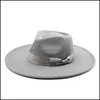 Breda brim hattar jazz filt fedora hatt kvinnor panama flickor breda brim hattar kvinna topp cap damer mode resor caps europeiska u carshop2006 dhjxn