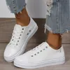 Klassieke canvas flats Sneakers Dames Vrijetijdsschoenen Mode Platform Lage dames enkele schoenen Dikke zolen Snoep Vrouw