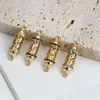 Charms Meibeads Circón Hollow Spacer Beads para joyas que hacen metal Copper Gold Color Accesorios de bricolaje Collar de moda de moda