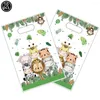 Confezione regalo Sacchetti per feste Jungle Safari Simpatici sacchetti per caramelle in plastica S per bambini Compleanno per ragazze Forniture per baby shower