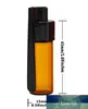 36mm/51mm de garrafa de vidro portátil snorter acrílico capa de pílula aleatória cor aleatória