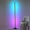 Vloerlampen RGB LED COORNER LAMP Multimodes Club Home Slaapkamer Sfeer Nachtlicht Decor Standing Ornament Supplies