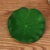 Faux Çiçek Yeşillik 1 STKS 1060 CM Kunstmatige PE Köpük Lotusblad Waterlelie Drijvende Zwembad Bitki Akvaryumu Visijver Decoratie Huis Tuin Decoratie J220906