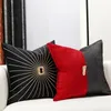Poduszka luksusowa chińska okładka lamparta dekoracyjna haft haftowy obudowa 45x45 cm/30x50 cm/50 cm sofa
