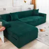 Stuhlhussen Winterplüsch Sofabezug moderne einfache Chaiselongue All-Inclusive-Couch elastische universelle verdickte Slips 220906