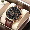 علامات Wristwatches 2022 Leage Watch Men Top Brand Clock Leathe Leathe 24 ساعة على مدار 24 ساعة من الرجال الذين يشاهدون الرياضة المائية الكوارتز كرونوغراف مربع جنيف