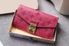 2023 Fashion flowers designer zipper wallets luxurys Men Women leather bags High Quality Classic Letters coin Purse Original Box Plaid 03 top