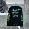 6v1h Men's and Women's Sweatshirts 2023 Fashion Brand Ch Mattyboy Sex Records Graffiti Limited Long-sleeved T-shirt Wtoi