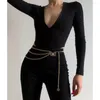 Ceintures classique rétro robe en métal accessoires élégants papillon évider gland taille chaîne Sexy ceinture cadeau pour les femmes corps