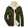 Jackets Men Jackets Men Jacket Turndown Gollar Casal respirável lapela de lapela única sobretola