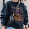 Women's Hoodies Sweatshirts Leopard Graphic Cotton Sweatshirt Women Autumn Winter Vintage Pullover Tops Femme Fashion Streetwear 220907