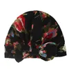 Sombreros para beb￩s Sombrero de ni￱a reci￩n nacida Ni￱os Capas Ni￱os Flores Floral Turban Big Bow Bow Boh Flower Beanie Cap 0-3y