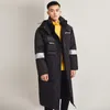 Men's Down Parkas Winter Jackets Fashion X-Long Thicken White Duck Windbreak Warm Hooded Outdoor Coats 220907