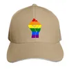 Bérets Casquettes de baseball pour adultes LGBT Pride Flag Fist Casquette Trucker Hat Réglable Peaked Sandwich Chapeaux Sports Outdoors Cap Papa