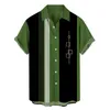 Men's Casual Shirts Mens Floral Hawaiian Short Sleeve Button Down Beach Long