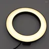 رؤوس فلاش Puluz 16 سم USB 3 أوضاع Dimmable Pographic Pographic Studio Ring LED Vide