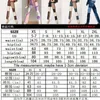 Femmes S jeans automne brune femme cowboy rayé patchwork street street occasionnel hip hop haut taille pantalon de mode lâche 220907