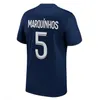 2023 2024 MBAPPE Soccer Jerseys à domicile HAKIMI O.Dembele 23 24 3ème Maillots de football Paris MARQUINHOS VERRATTI Jersey psgs enfants maillot foot