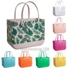 Bolsas de playa de moda Camuflaje de color sólido Impreso EVA Cesta de gran capacidad Bolsa de almacenamiento de playa Totes Bolso de verano para mujeres 2022 Top Qualit