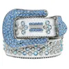 Дизайнерский ремень BB Simon Rifts для мужчин, женщины, блестящий бриллиант Blue White и Top241m Top241M
