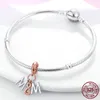 925 Argent Charme Perles Balancent Fête Des Mères Amour charme Arbre Généalogique Maman pendentif Perle Fit Pandora Charms Bracelet DIY Bijoux Accessoires