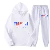 Mens Tracksuits Trainingspak Trapstar Merk Gedrukt SportKleding Mannen 16 Kleuren Warm Twee Sken Set Losse Hoodie Sweatshirt Broek Capu 220906