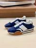 Знаменитые бренды James Sneaker Shoes Men Side Stripe Замшевая нейлоновая скейтборда Ходьба Короткая резиновая подошва кружев